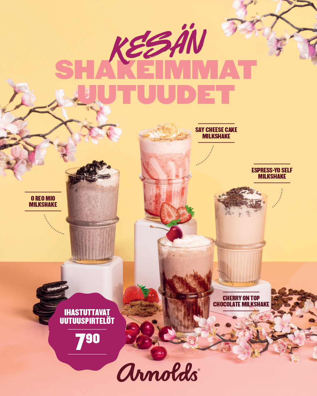 Kesän shakeimmat uutuudet ovat tällä! Arnolds