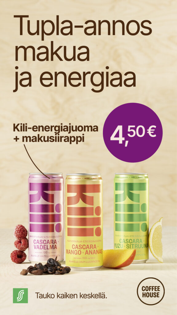 Rakenna oma energiajuomasi Coffee House