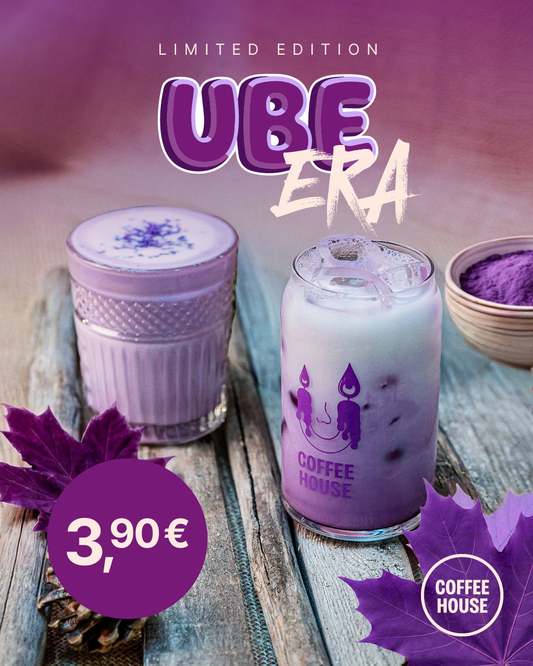 Limited edition Ube era Coffee House