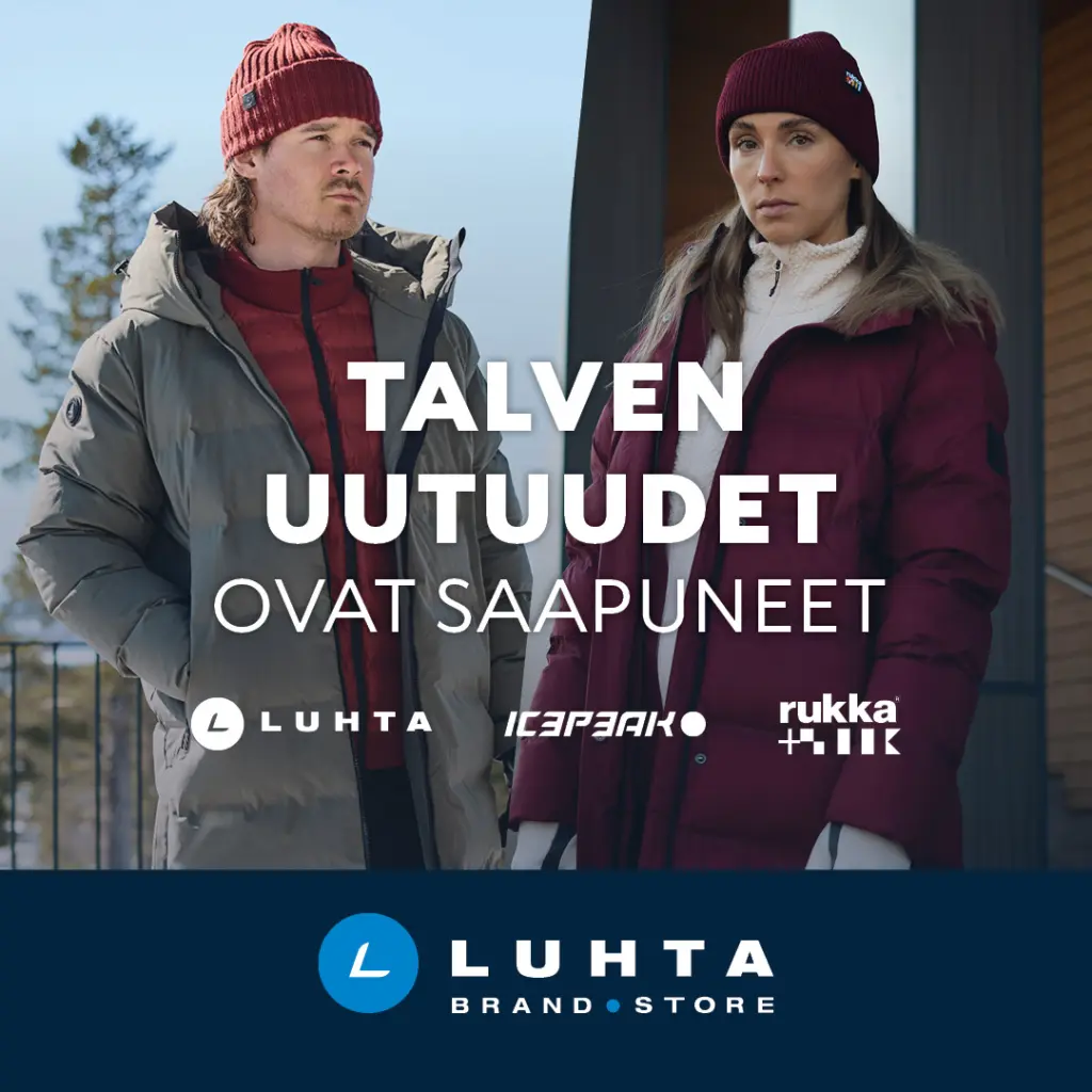 Talven takit ovat saapuneet! Luhta Brand Store