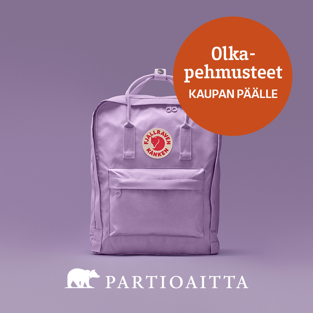 Kånkenin ostajalle olkapehmusteet kaupan päälle Partioaitta