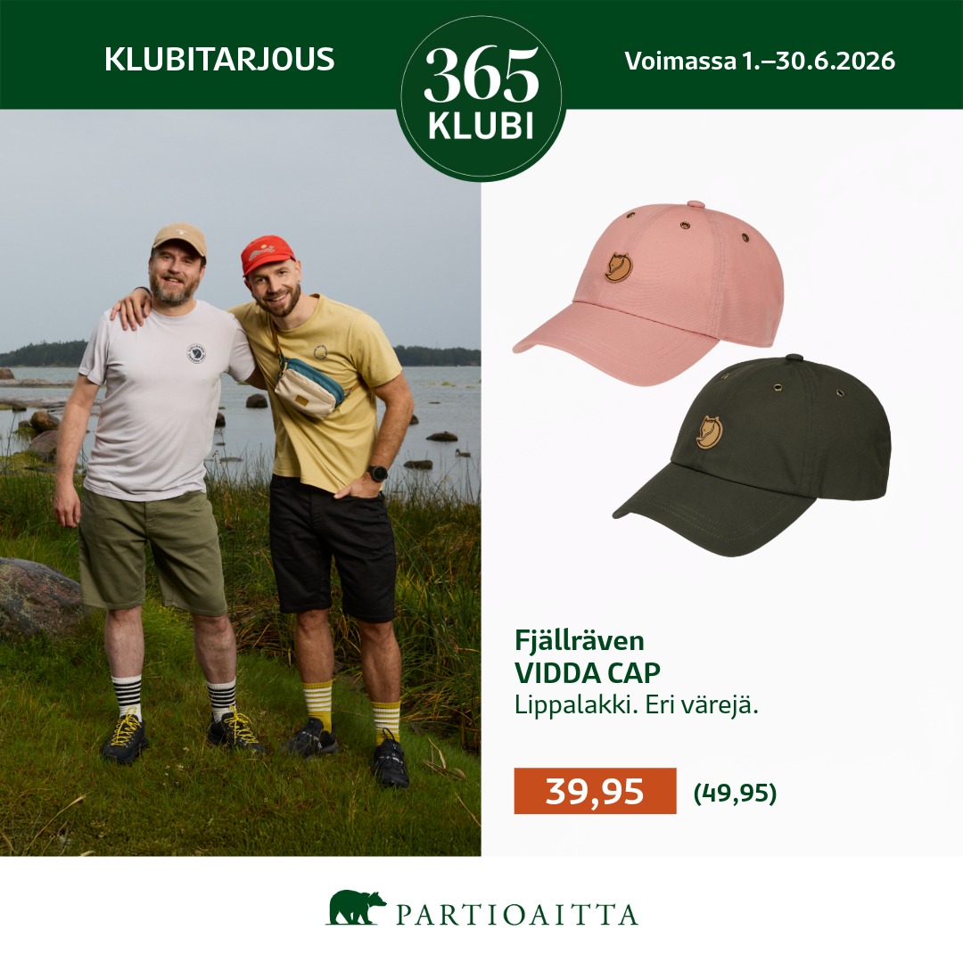 FJÄLLRÄVEN Vidda -lippis Partioaitta