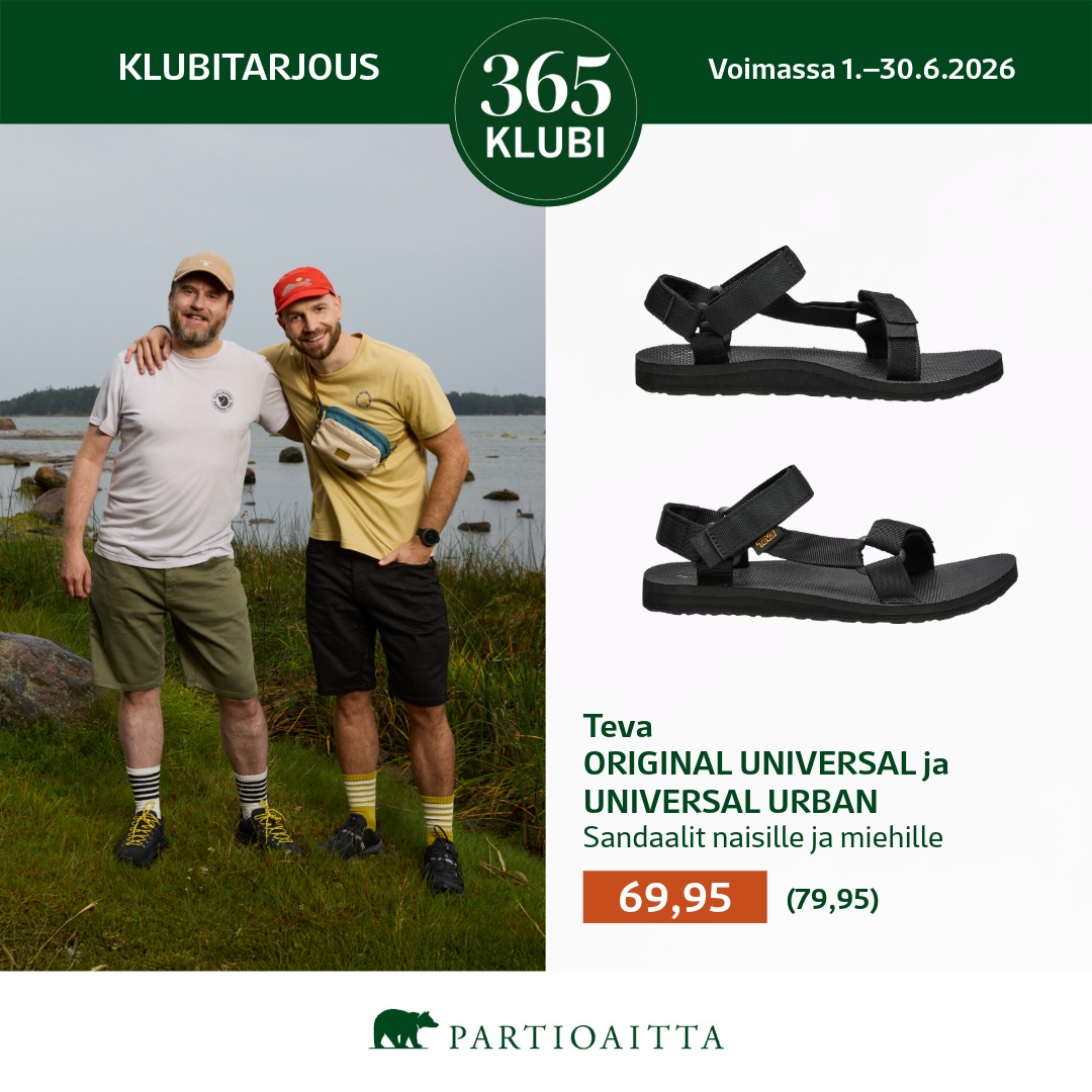 TEVA Original/Urban sandaalit naisille ja miehille Partioaitta
