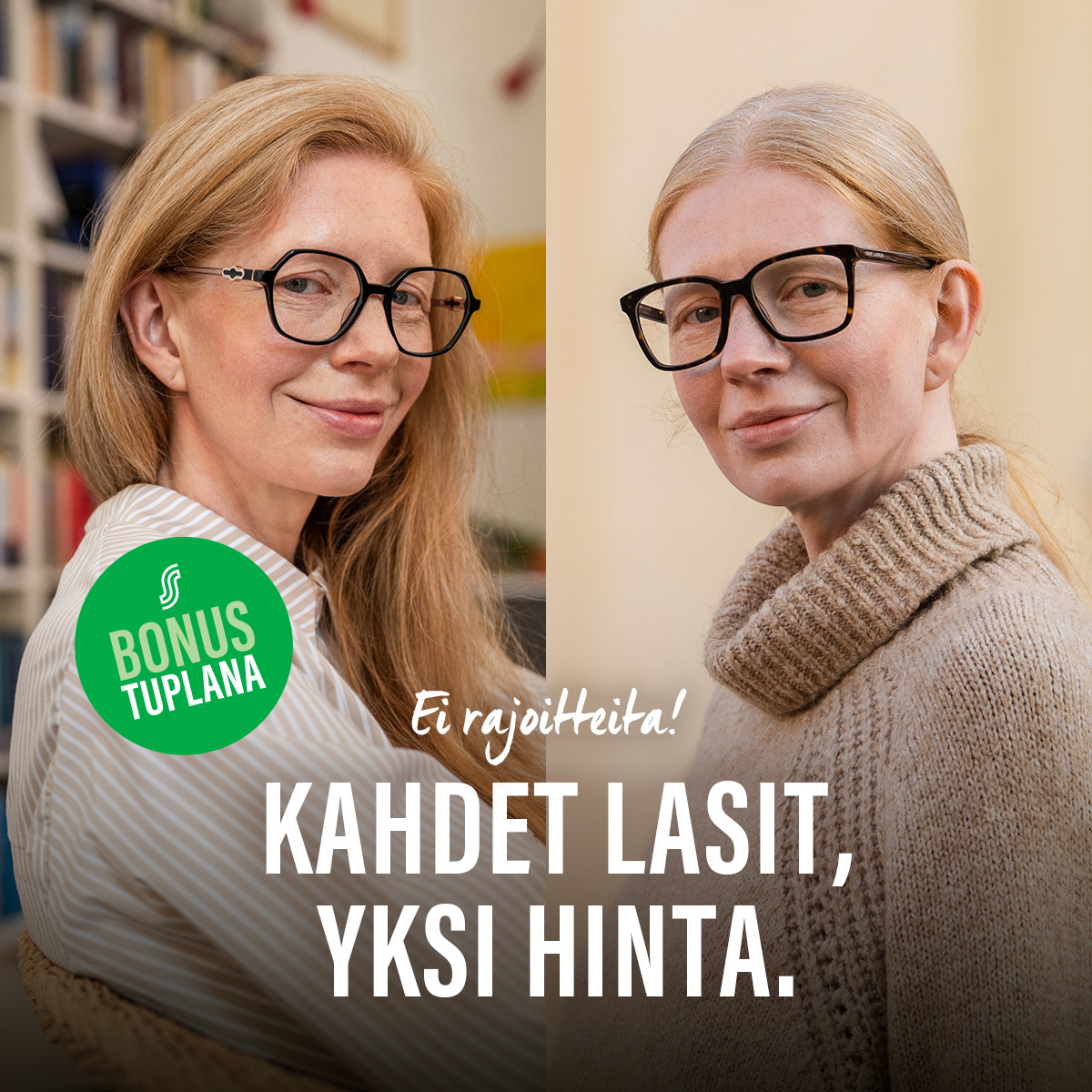 Toiset lasit 0 € Silmäasema Lappeenranta Iso Kristiina