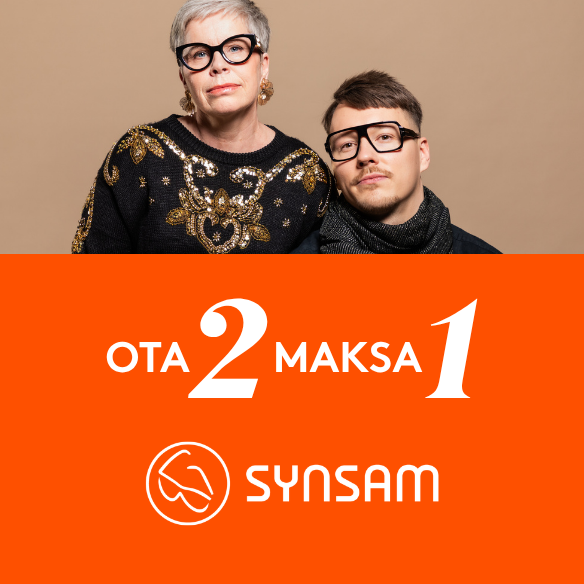 Ota 2, maksa 1! Synsam
