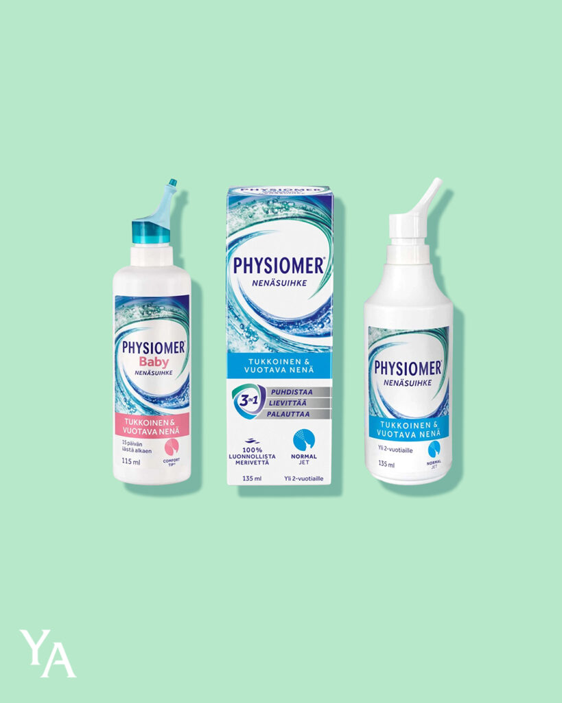 Physiomer-nenätuotteet -20% Yliopiston Apteekki