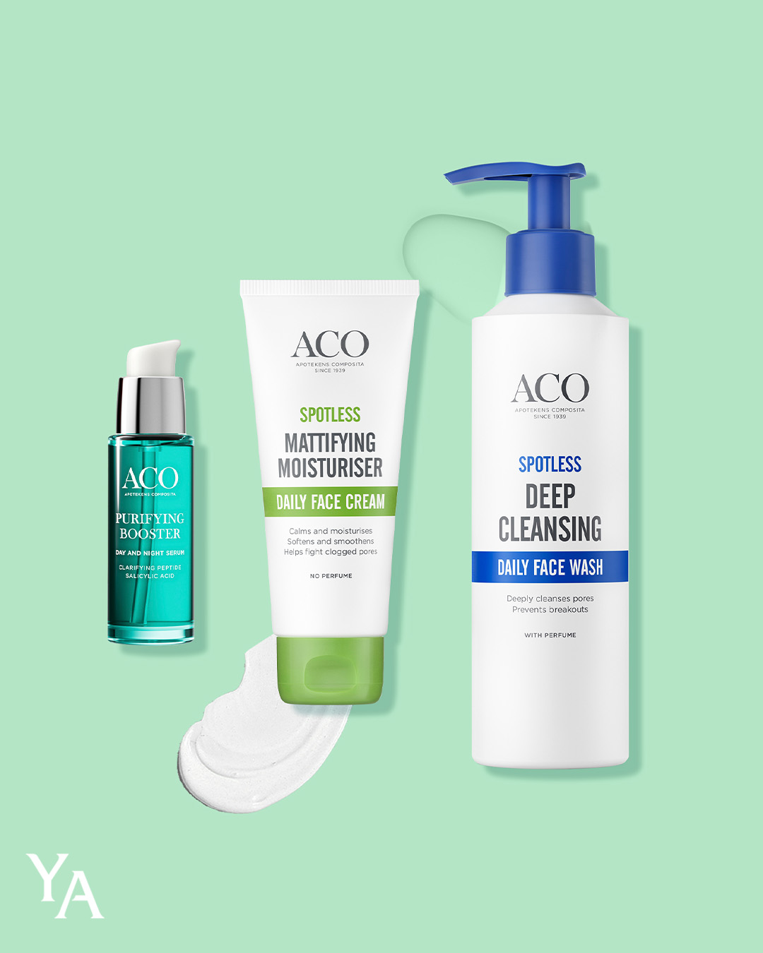 ACO Spotless- ja Purify-tuotteet -20% Yliopiston Apteekki