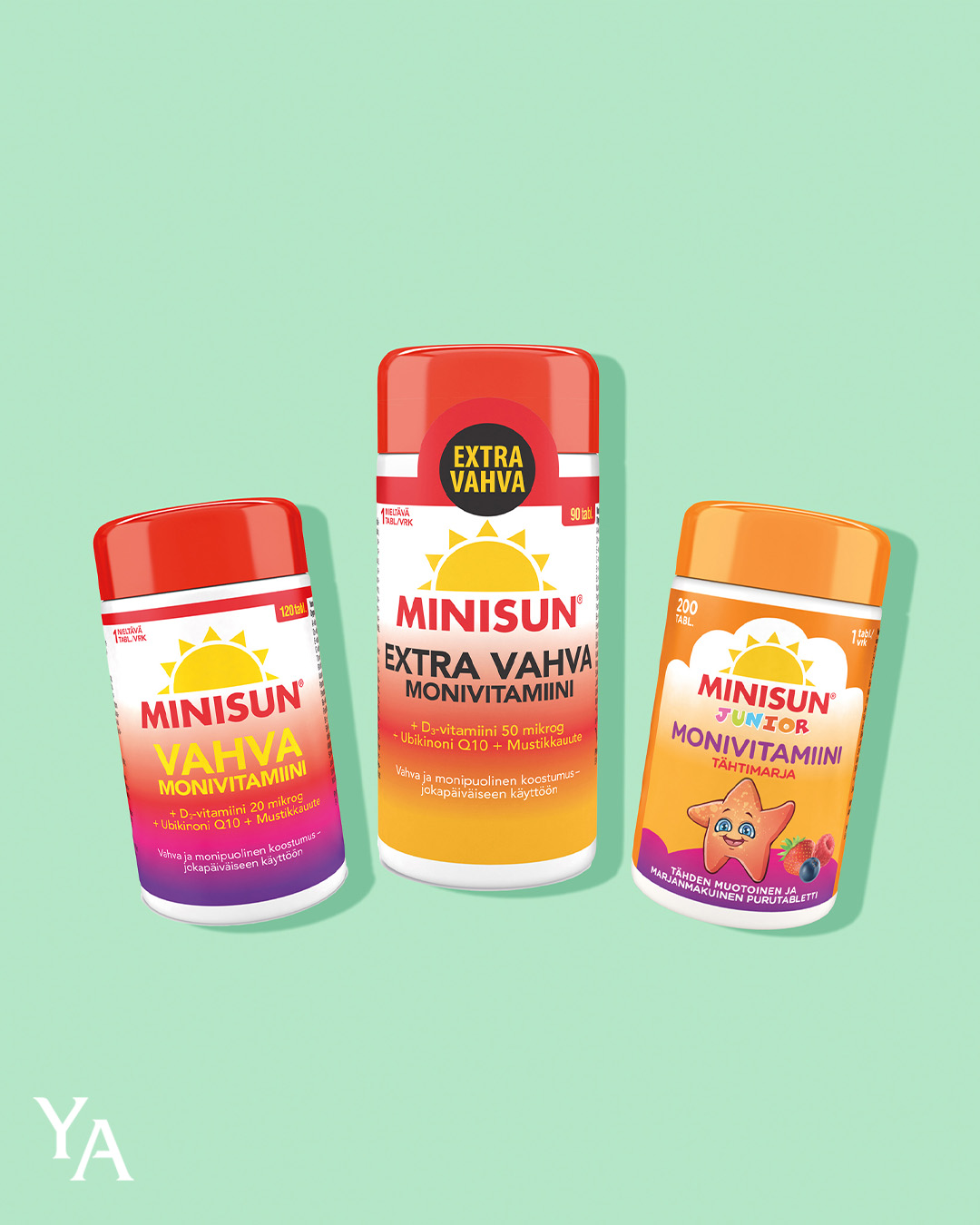 Minisun-monivitamiinit -20% Yliopiston Apteekki