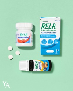Rela-maitohappobakteerit -20% Yliopiston Apteekki