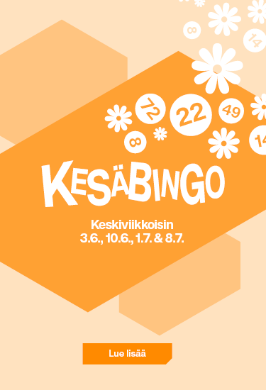 IsoKristiina kesäbingot 3.6., 10.6., 1.7. & 8.7.