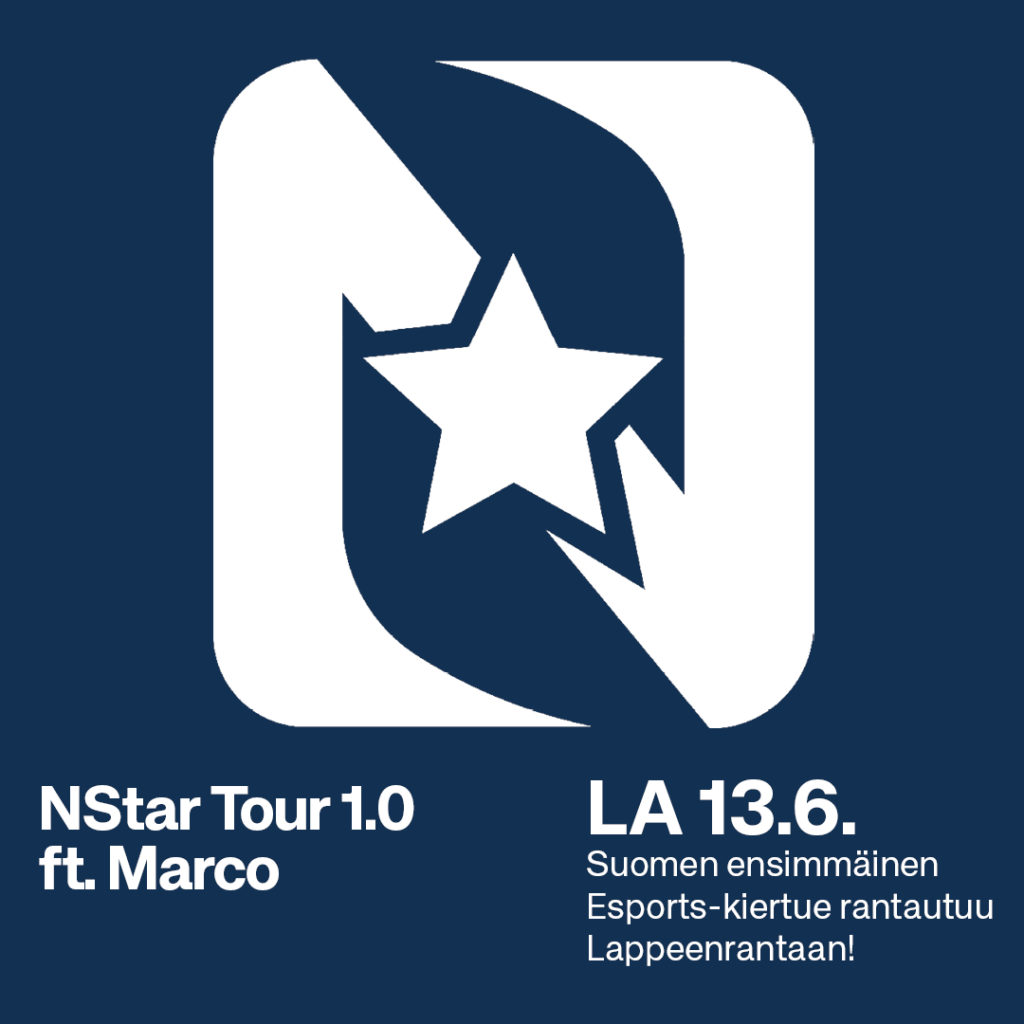 NStar Tour 1.0 ESports-pelitapahtuma IsoKristiinassa 13.6.