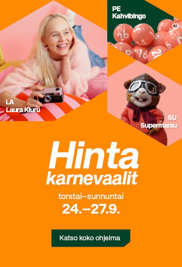 Syksyn Hintakarnevaalien ohjelma
